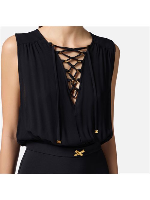 abito donna nero ELISABETTA FRANCHI | ABR3851E2/110